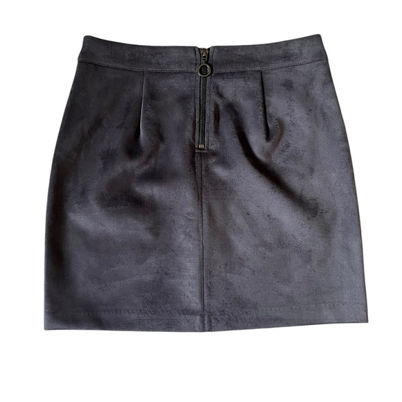 Vero Moda Faux Suede Mini Pencil Skirt in Asphalt Size XS - Picture 5 of 8